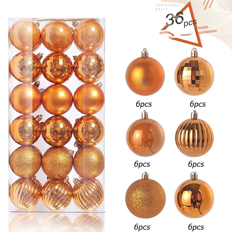 36pcs 4cm Christmas Balls