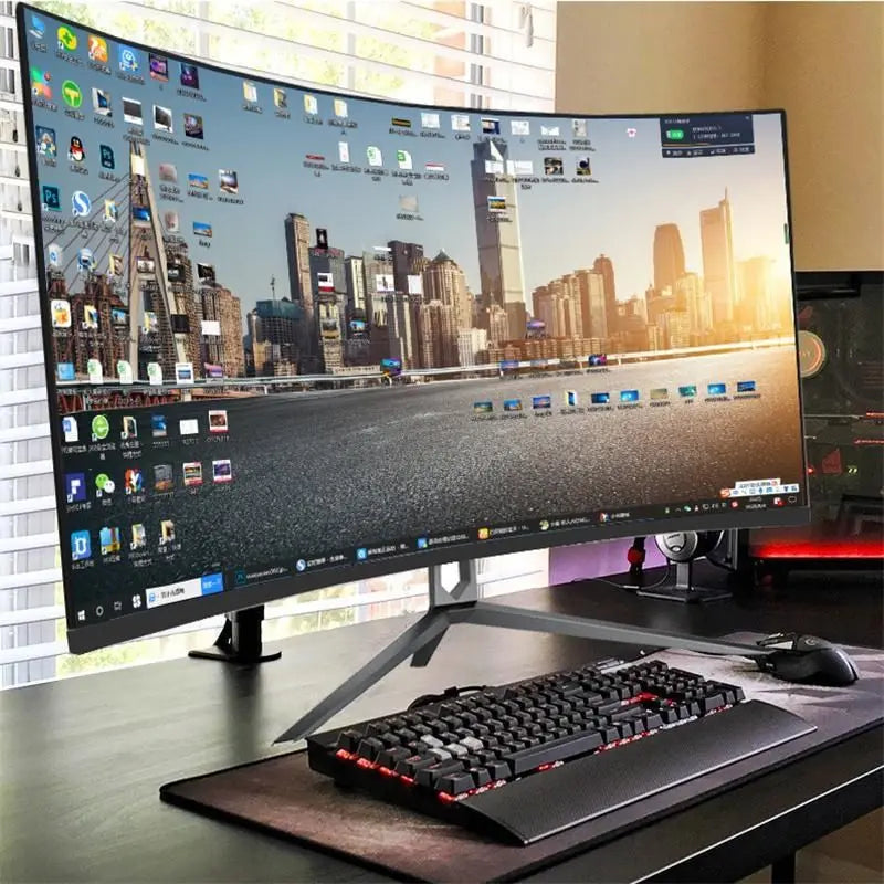 Aotesier 24 inch Led High Quality Built-in Battery Desktop Monoblock Gaming Computer With Webcam Business All In One Pc win10 8G