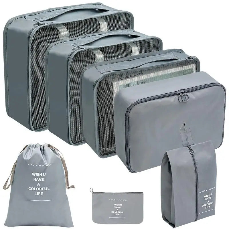 7/8/9/10 Pcs Set Travel Organizer Storage Bags