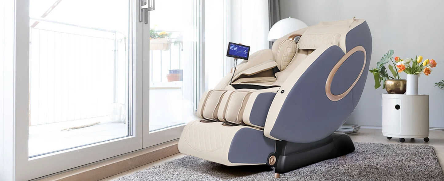 APP Control 4D Massage Chairs SL-Track Full Body Shiatsu Recliner