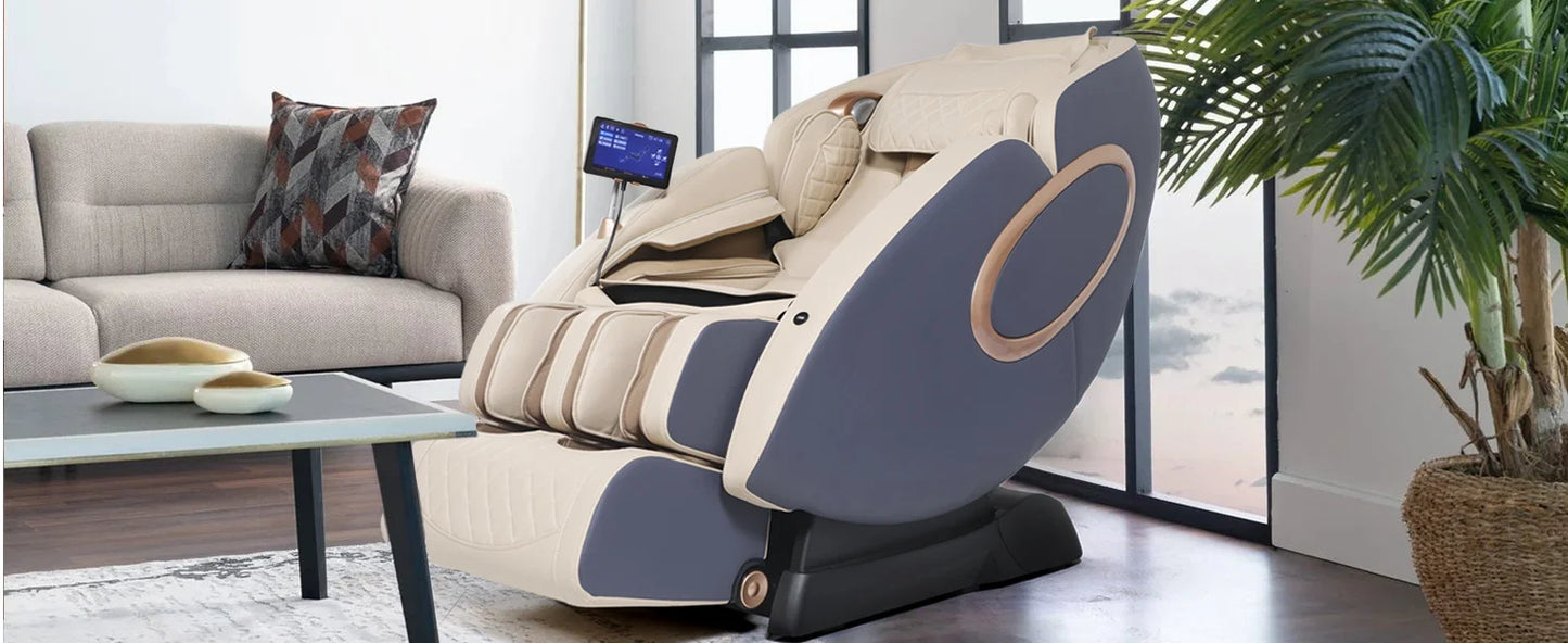APP Control 4D Massage Chairs SL-Track Full Body Shiatsu Recliner