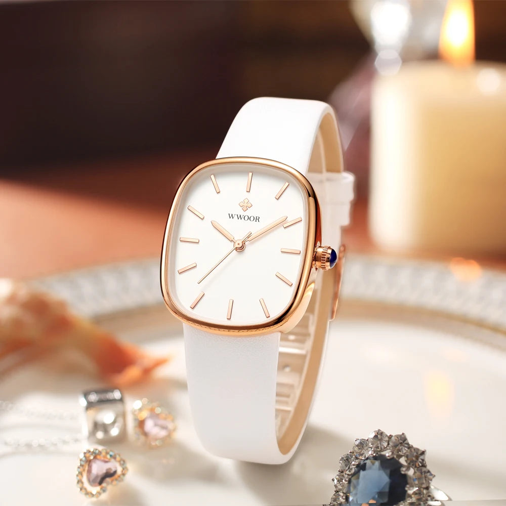 Women Watch Fashion Leather