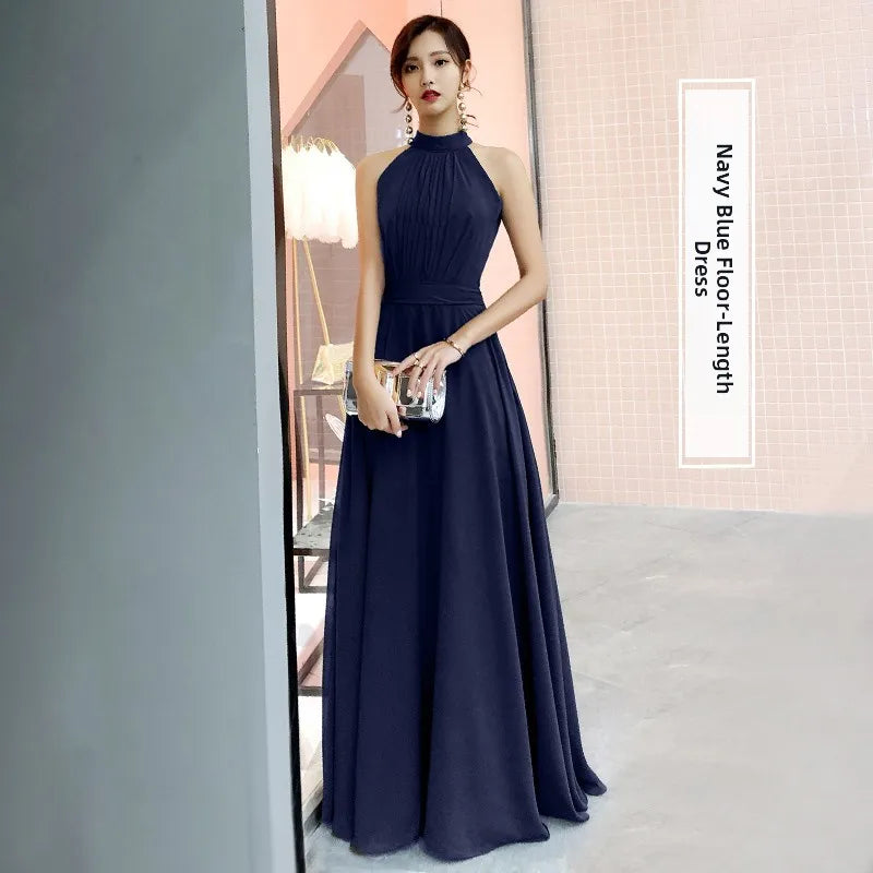 Ele ort Neline Evening Dr Women's New 2026 Faionable Fairy T Sle High End Polyester ort Dr for Par