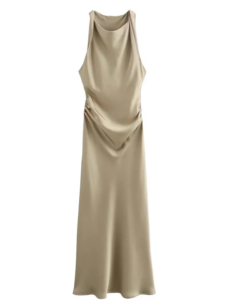 Satin Long Dresses for Women