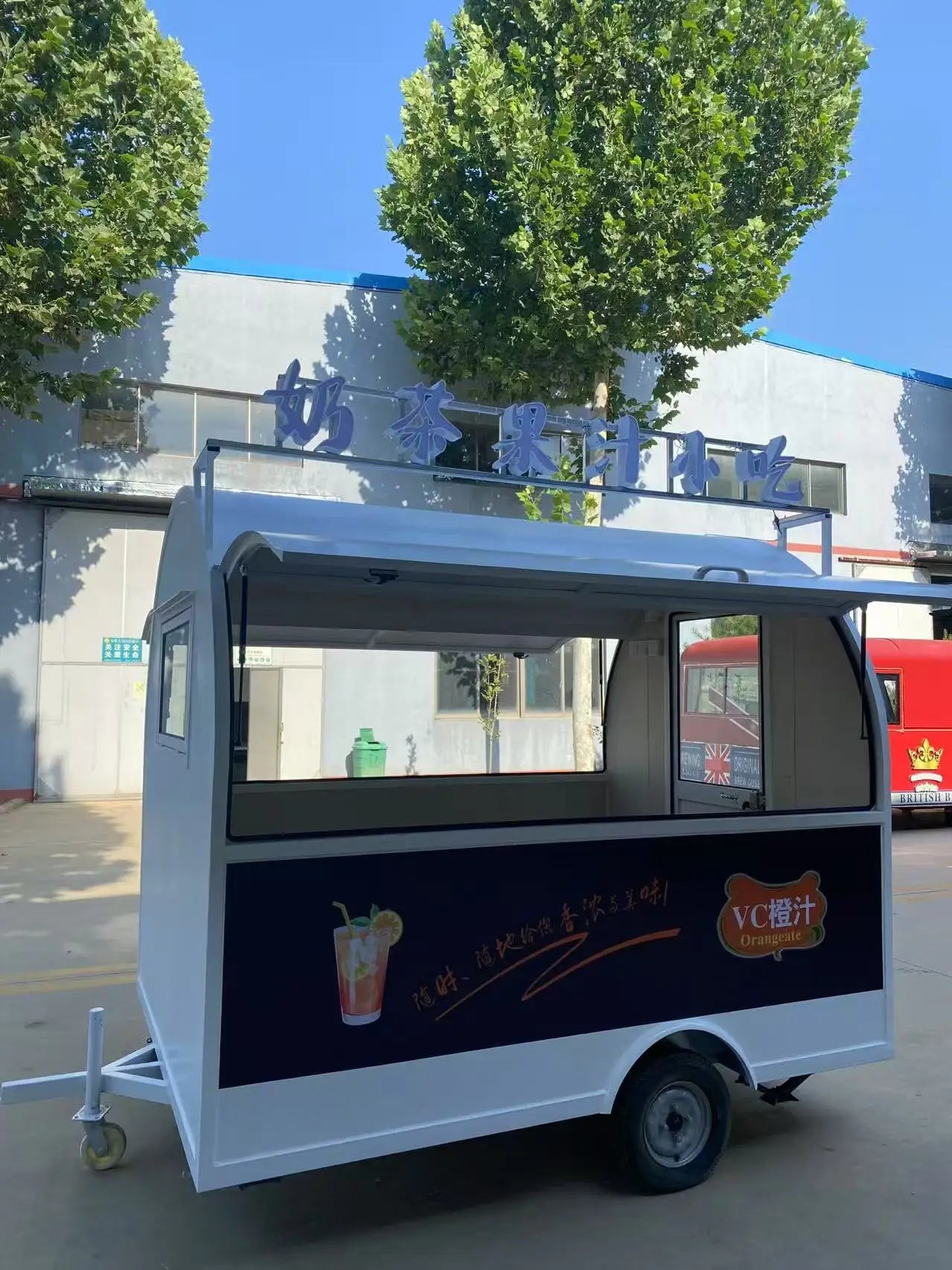 Fully Equipped Fast Food Truck for Sale Mobile BBQ Ice Cream Coffee Cart for Snacks Candy Chips food trailer truck for sale