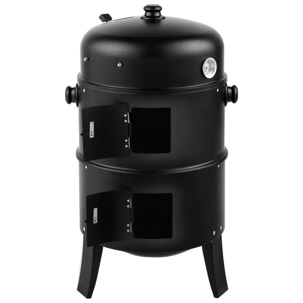 80*41*48cm Iron Spray Smoker Carbon Grill Black