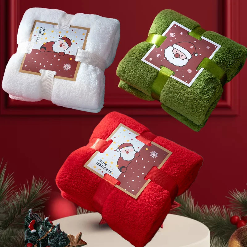 Christmas Face Towel, , Souvenir, Creative Gift Towel, Soft and Highly Absorbent Pure Cotton Material, Perfect for  Bathroom