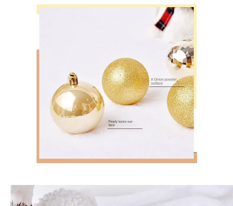 36pcs 4cm Christmas Balls