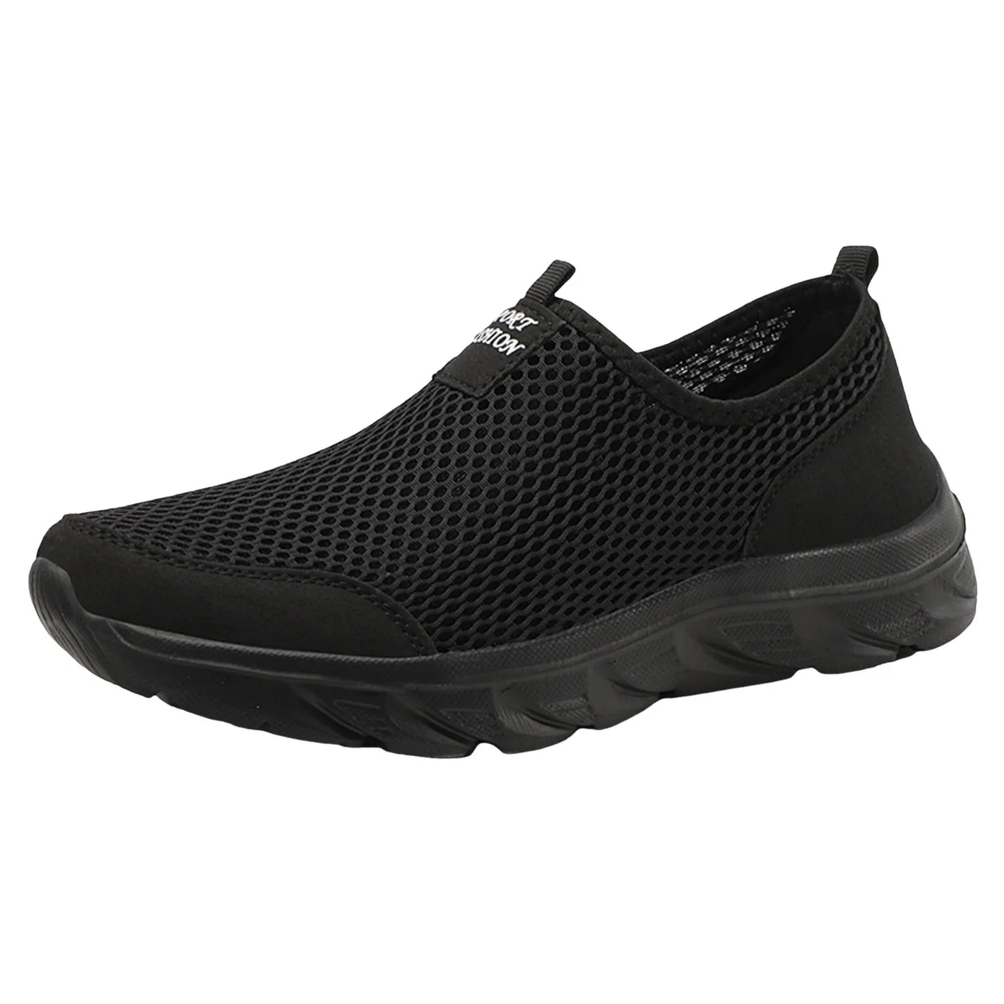 Simple Pure Color Mesh Breathable Comfortable Zapatillas Informales