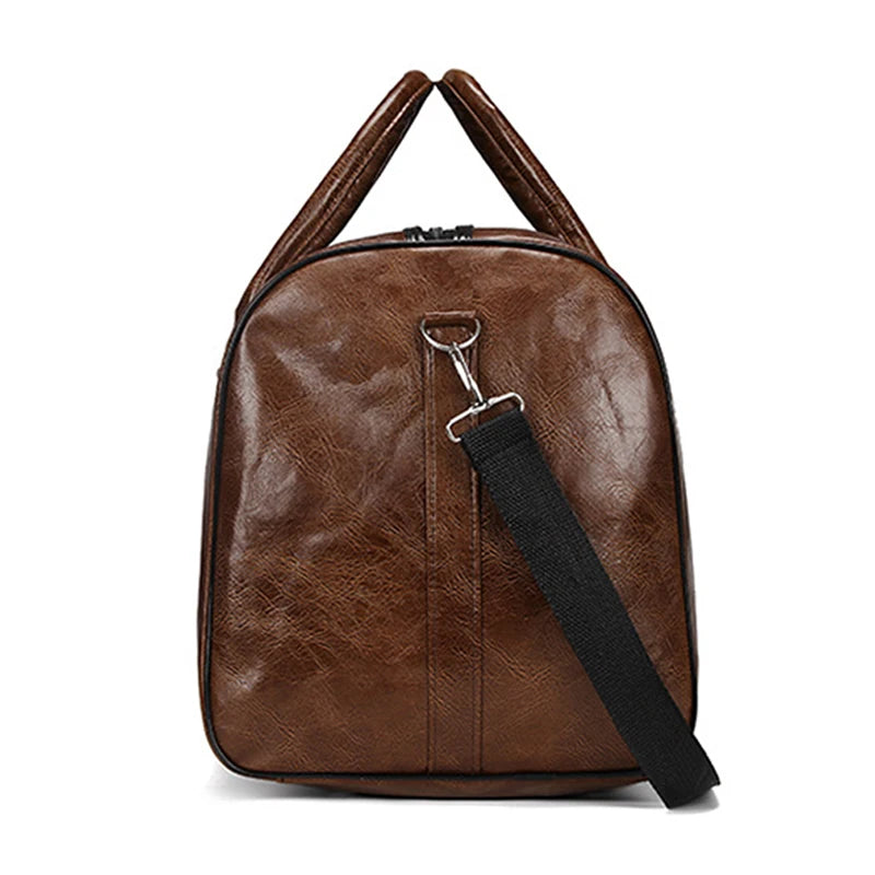 Leather Travel Bag Large Duffle