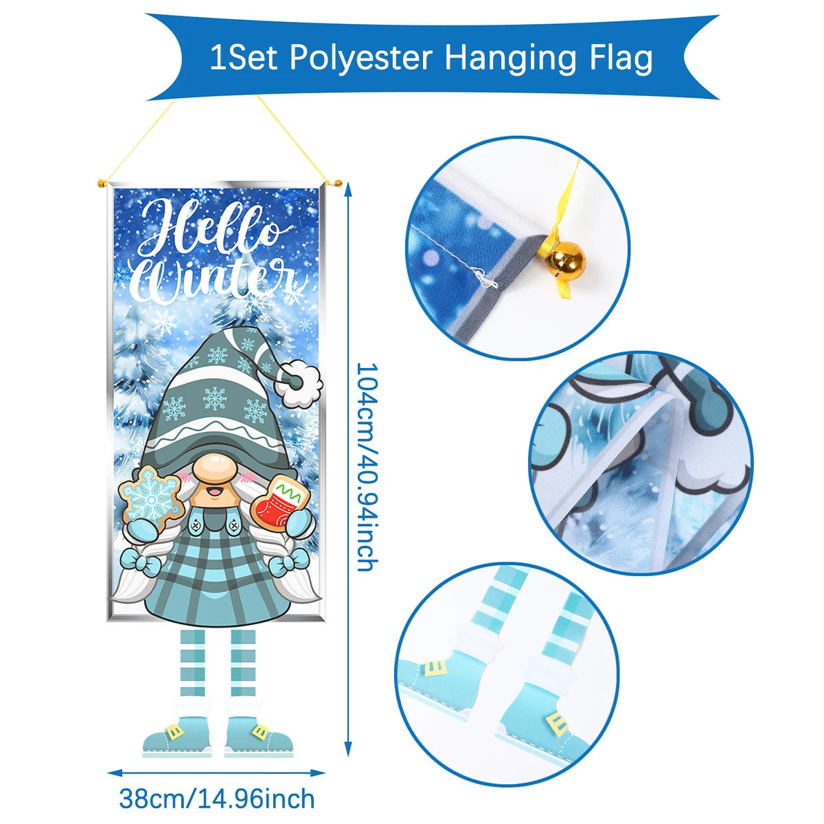 Christmas Hanging Flag Merry Christmas Decoration