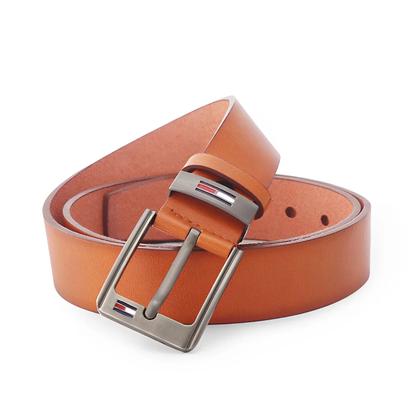 High Quality Men Belt Alloy Square