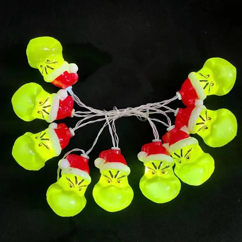 2025 Christmas LED Lights String Lights Decorations for Tree Home Garden Indoor Outdoor Beads Halloween Day Decor 704
