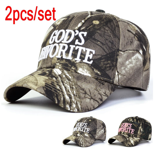 Unisex GOD'S FAVORITE Letter Embroidery Baseball Caps Outdoor Adjustable Spring and Autumn Casual Sunscreen Hat