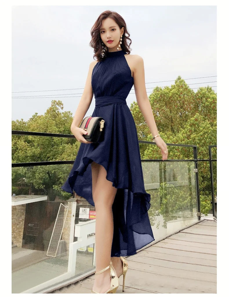 Ele ort Neline Evening Dr Women's New 2026 Faionable Fairy T Sle High End Polyester ort Dr for Par