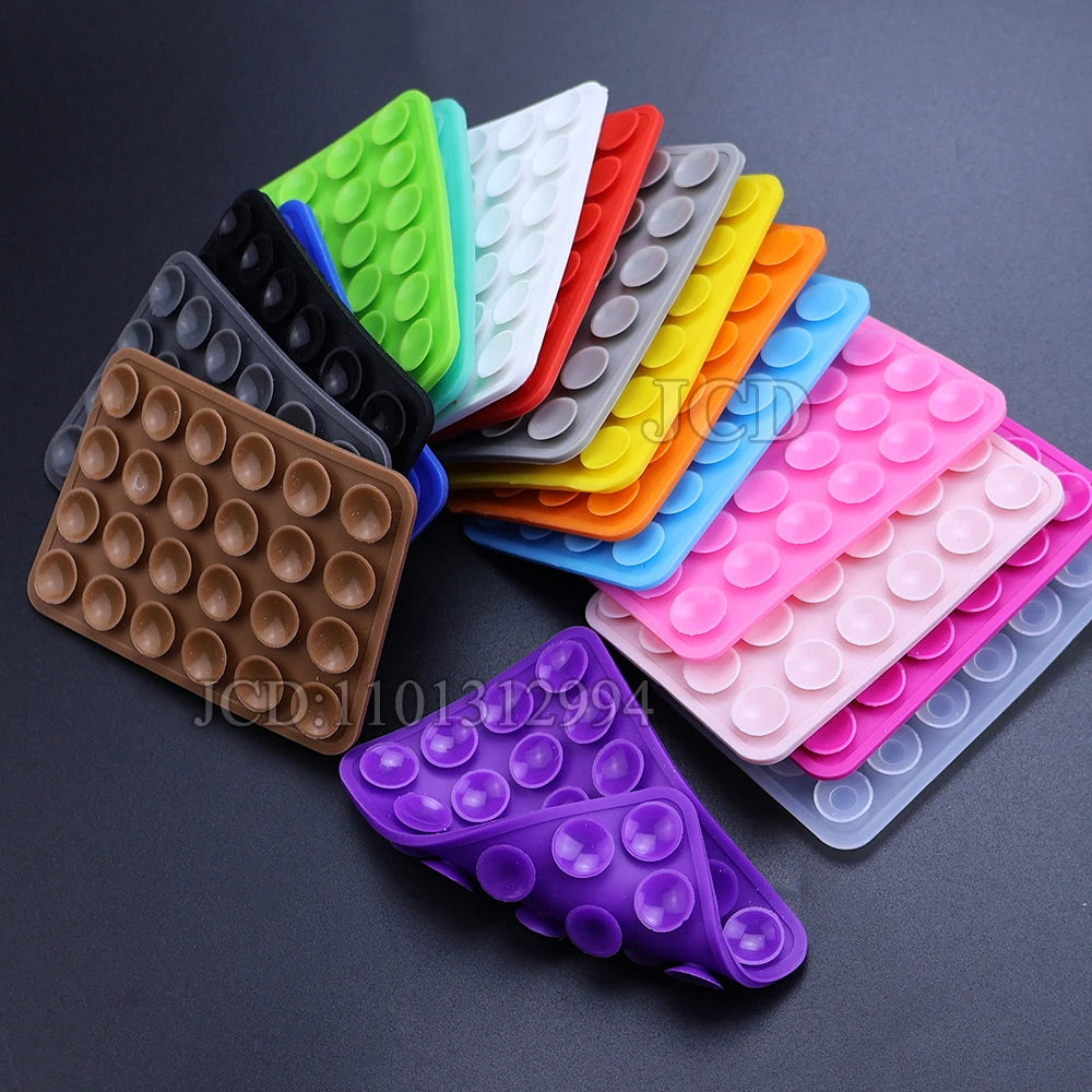2pcs Mobile Phone Silicone Suction Cup Suitable For Leather Case Tablet Computer Mobile Phone Suction Cup