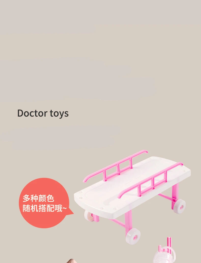 Children Doctor Play Set Simulation Nurse Toy Doctor Accessories for Kids Home Play