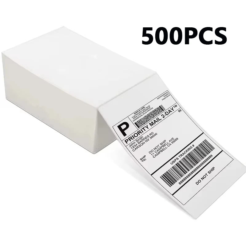 4"x6" inch Thermal Label Paper 100x150mm 100/500PCS For Thermal Shipping Labels DHL UPS Express Barcode