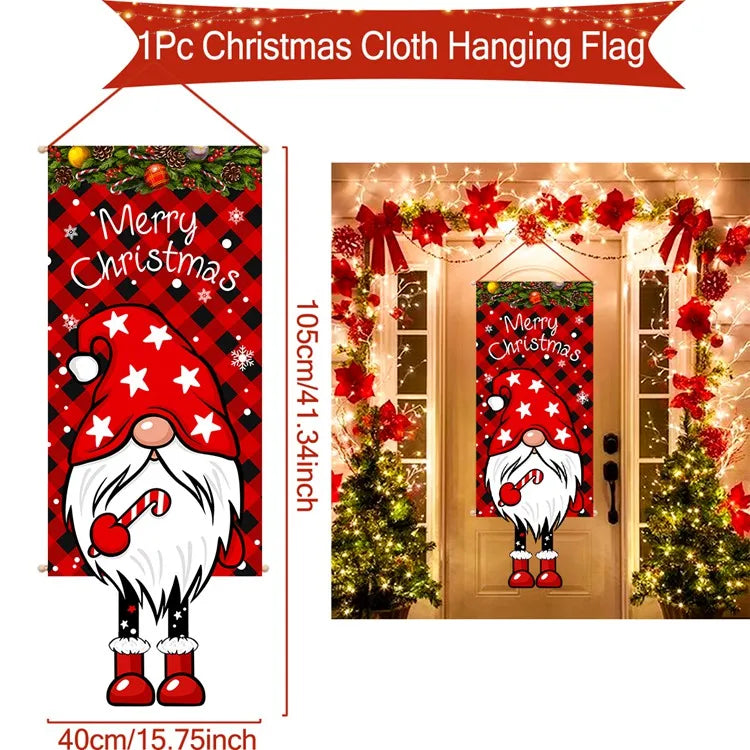 Christmas Hanging Flag Merry Christmas Decoration