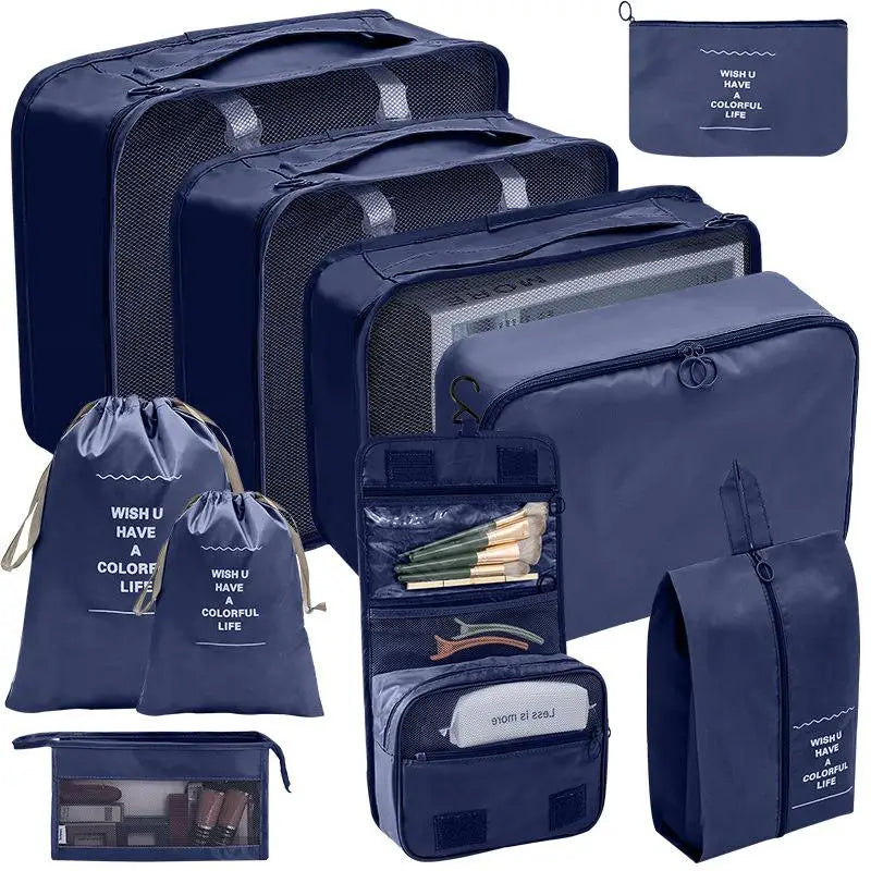 7/8/9/10 Pcs Set Travel Organizer Storage Bags
