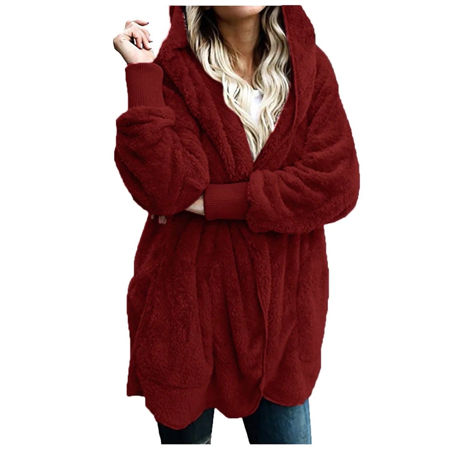 Outwear Ladies Cardigan Coat Double Sided