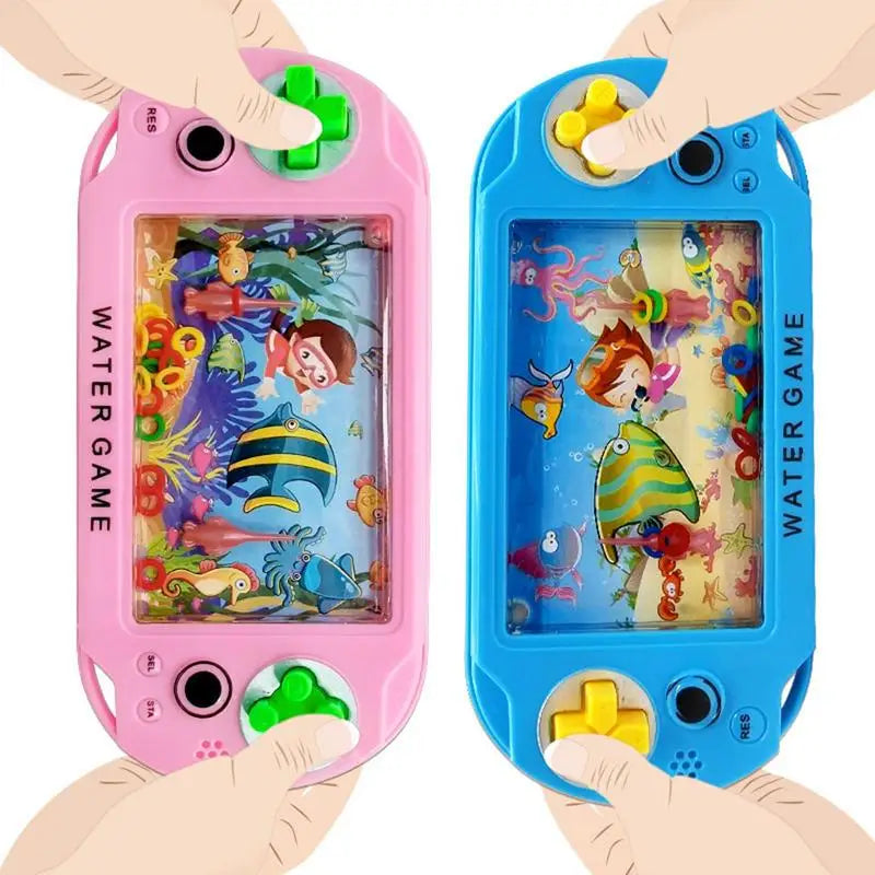 Stress relief toys Water Ring Game  Nostalgic Throwing Ring Toy  Handheld Water Games Toys Birthday for Kids