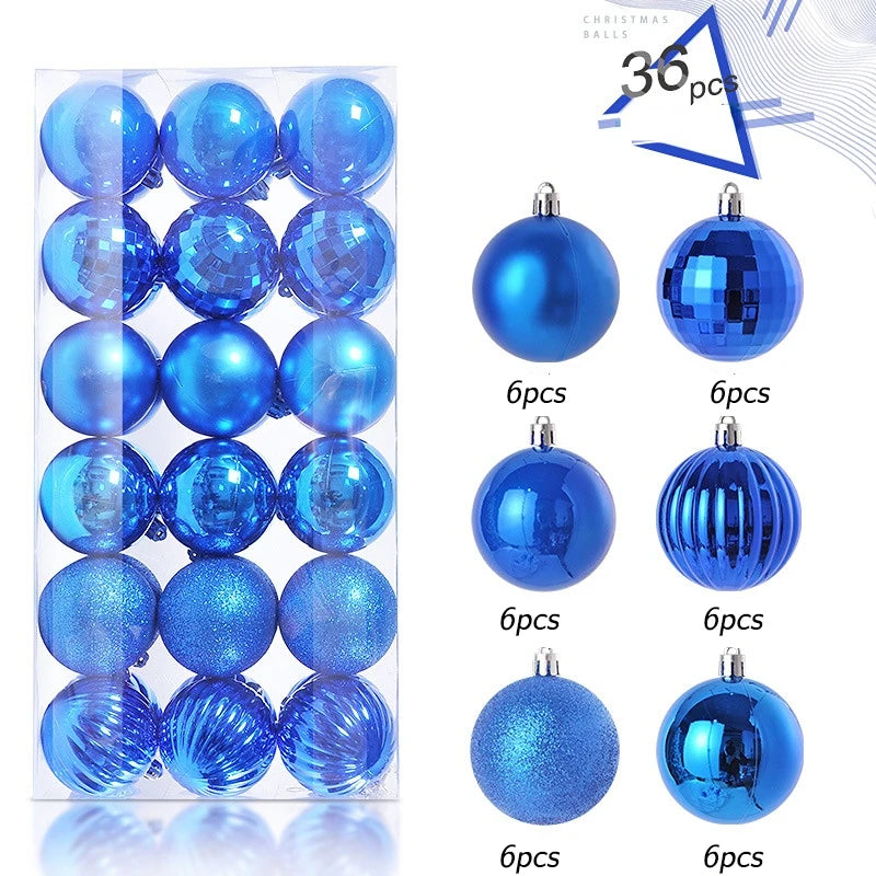 36pcs 4cm Christmas Balls