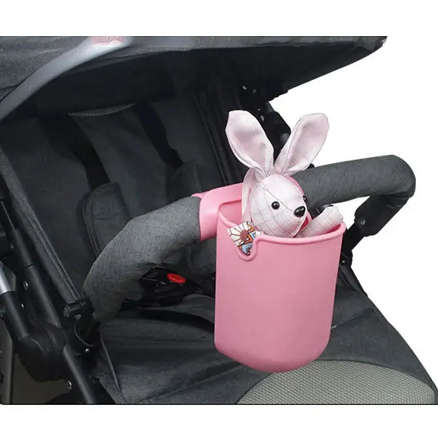 Baby Stroller Multifunctional Silicone Cup Holder Wheelchair Baby Stroller Bicycle Bottle Holder Bottle Storage Bag