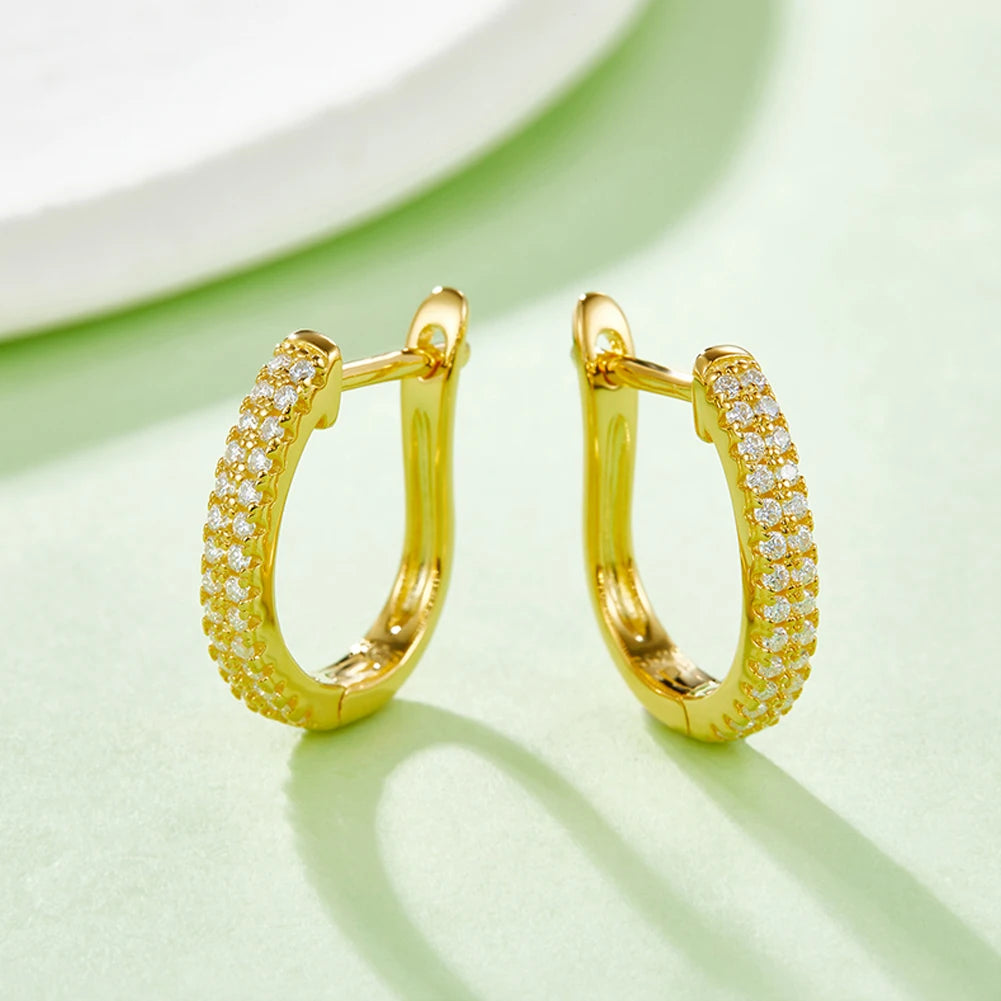 U-Shaped Earrings Hypoallergenic Gift For Her