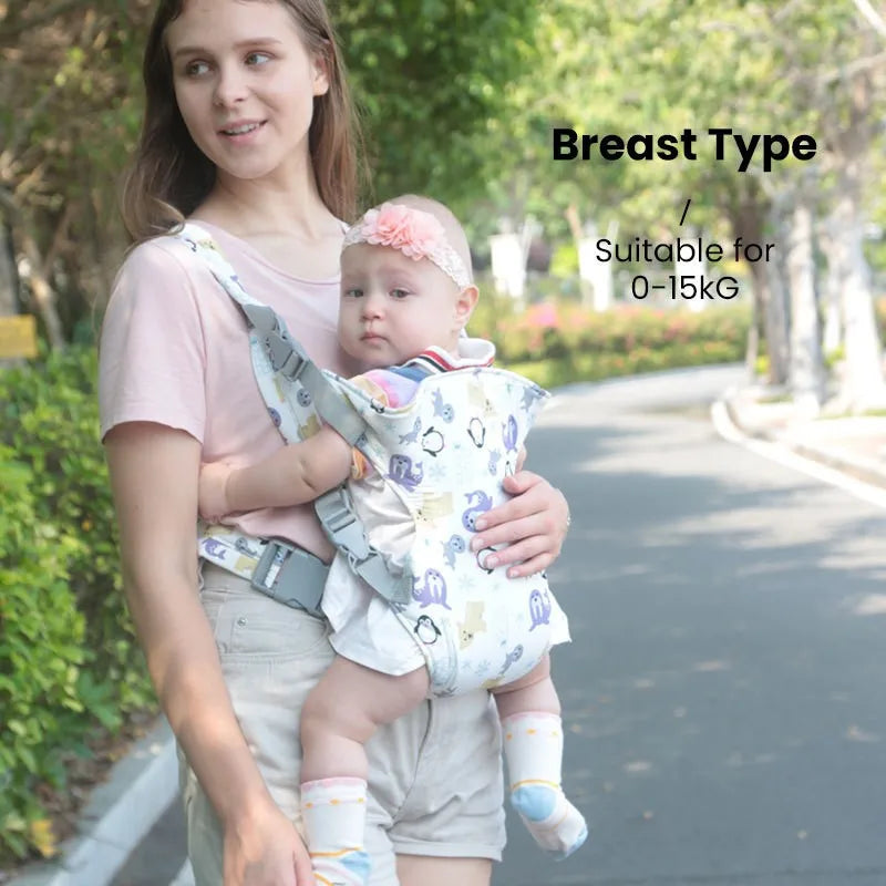 PANGDUBE Ergonomic Baby Carrier Kangaroo Baby Sling Newborn Wrap for Outdoor Use Comfortable Infant Carrier for Babies & Toddler