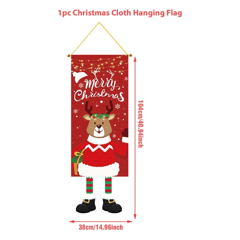 Christmas Hanging Flag Merry Christmas Decoration