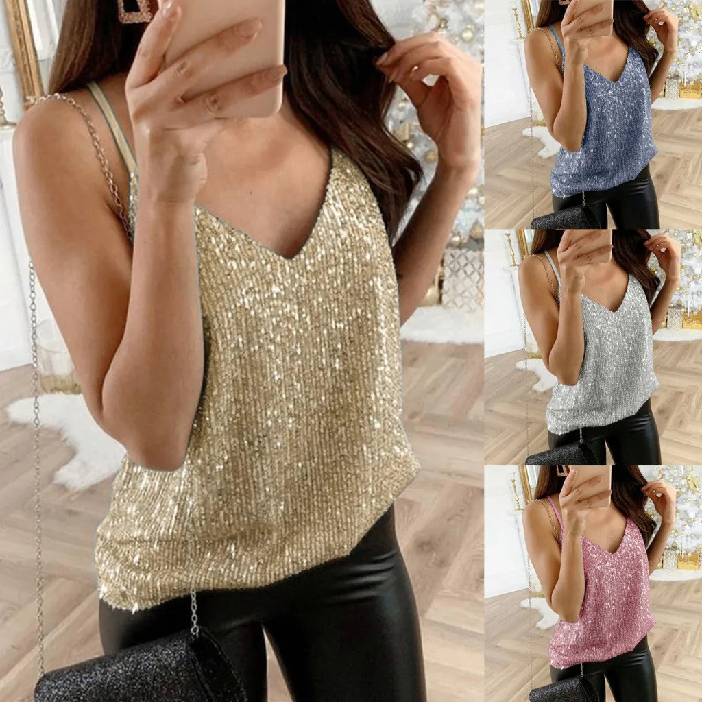 Tops For Women Sequins