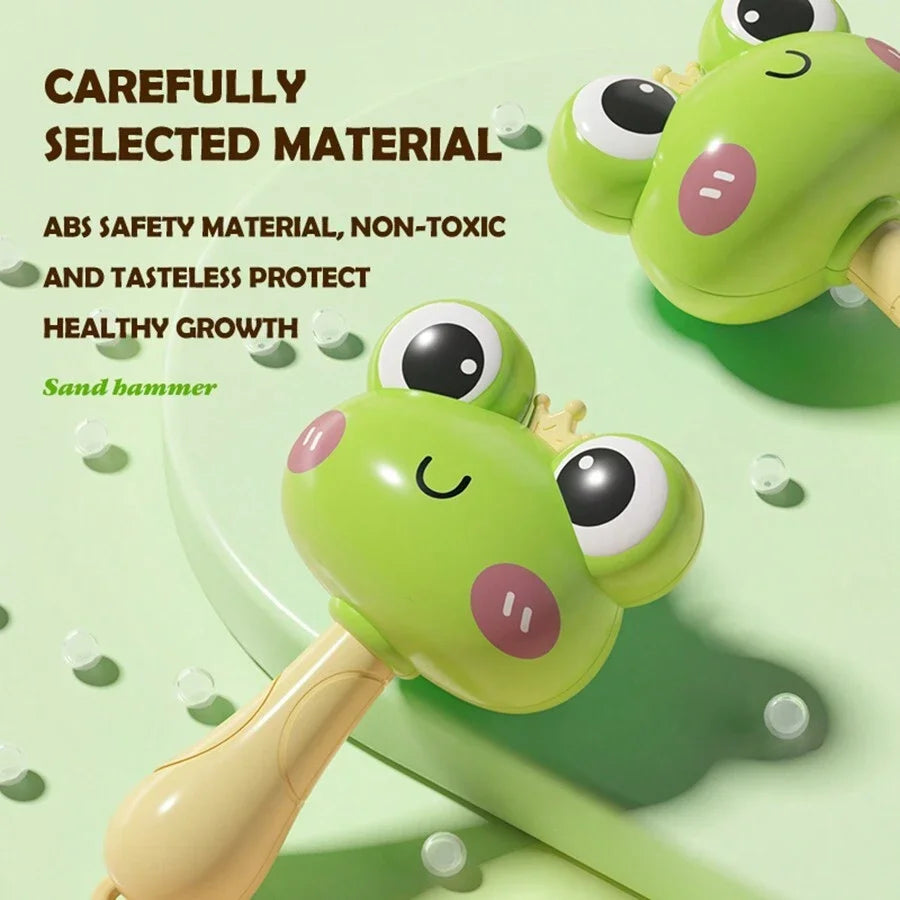 Plastic Kid Maracas with Crisp Sound, Bright Appearance, and Educational Toy for Early Education for 3 months+