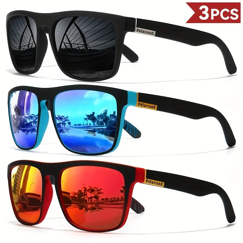 Fashion Vintage Square Polarized Sunglasses Men Women