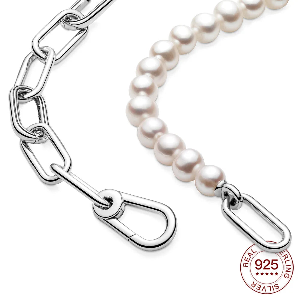 New Pearl Silver Bracelet jewelry Fashion