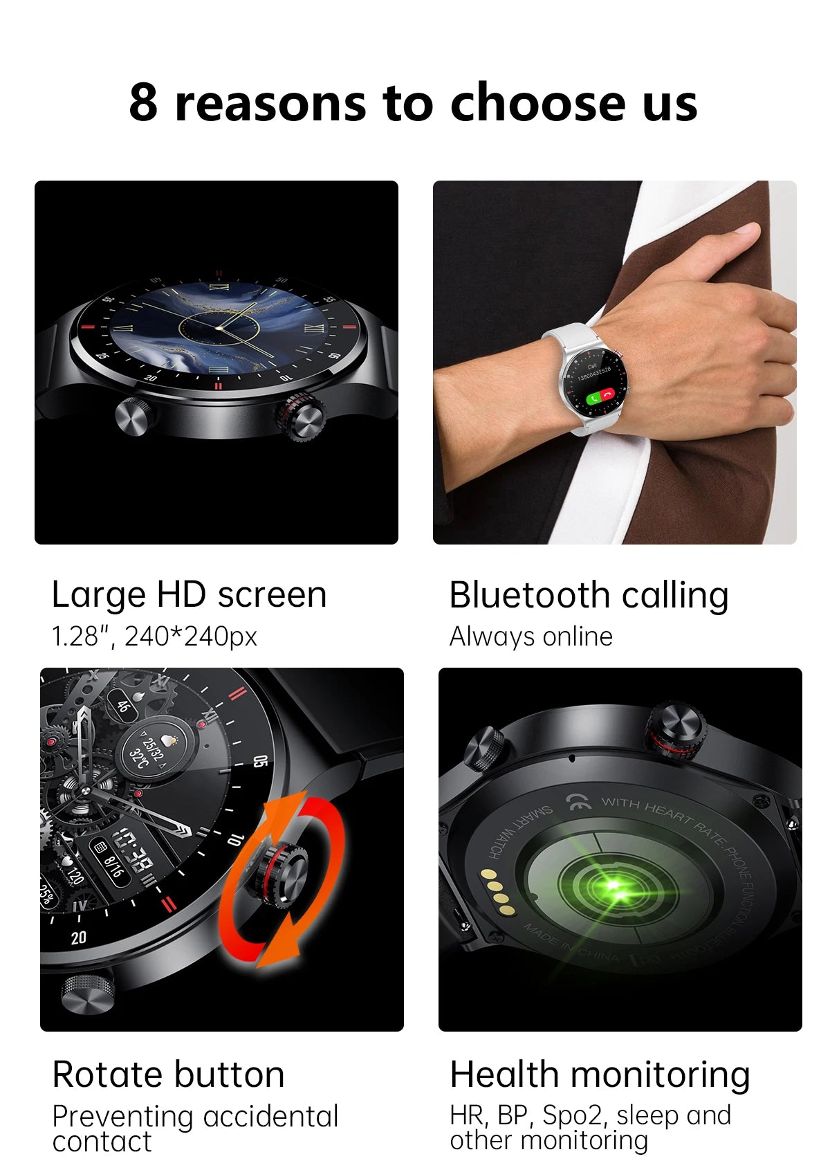 Luxury Smart Watches Men NFC BT Call Fitness Waterproof Sports Wrist Intelligent Smartwatches for Women Kids Xiaomi Huawei 2025