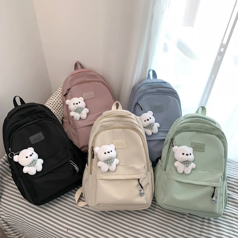 Waterproof College Backpack Trendy Women