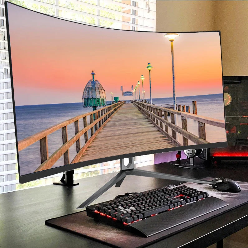 Aotesier 24 inch Led High Quality Built-in Battery Desktop Monoblock Gaming Computer With Webcam Business All In One Pc win10 8G