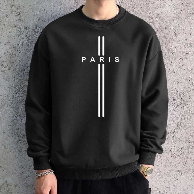 Men Oversized Dark Grey Graphic Sweatshirts