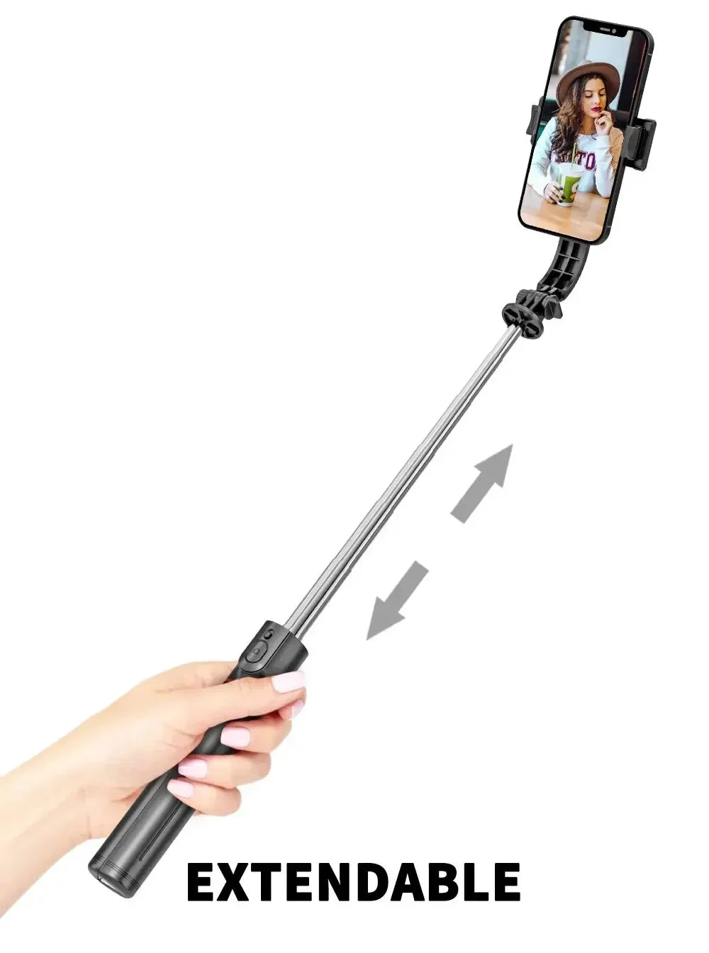 Wireless Selfie Stick for Smartphone, 44 Inch Tripod with Bluetooth Remote,