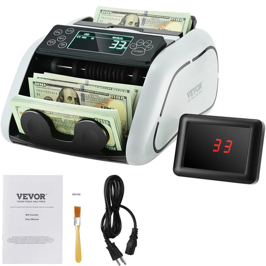 SucceBuy 1000 Pcs/Min Money Counter Business Cash Register Bill Counterfeit Bill Detector