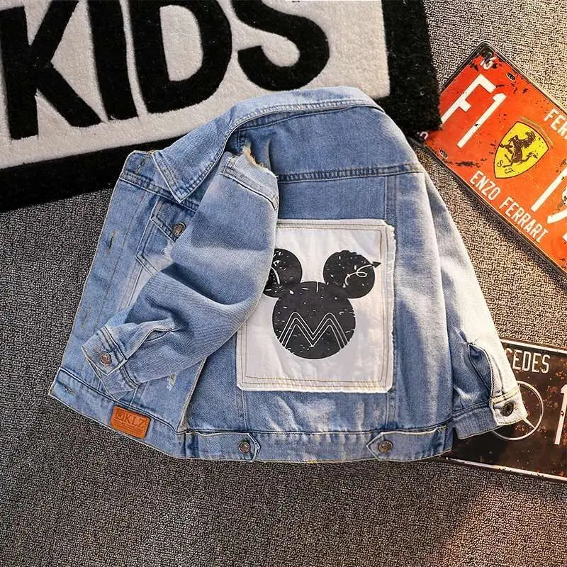 Cartoon Jean Jacket