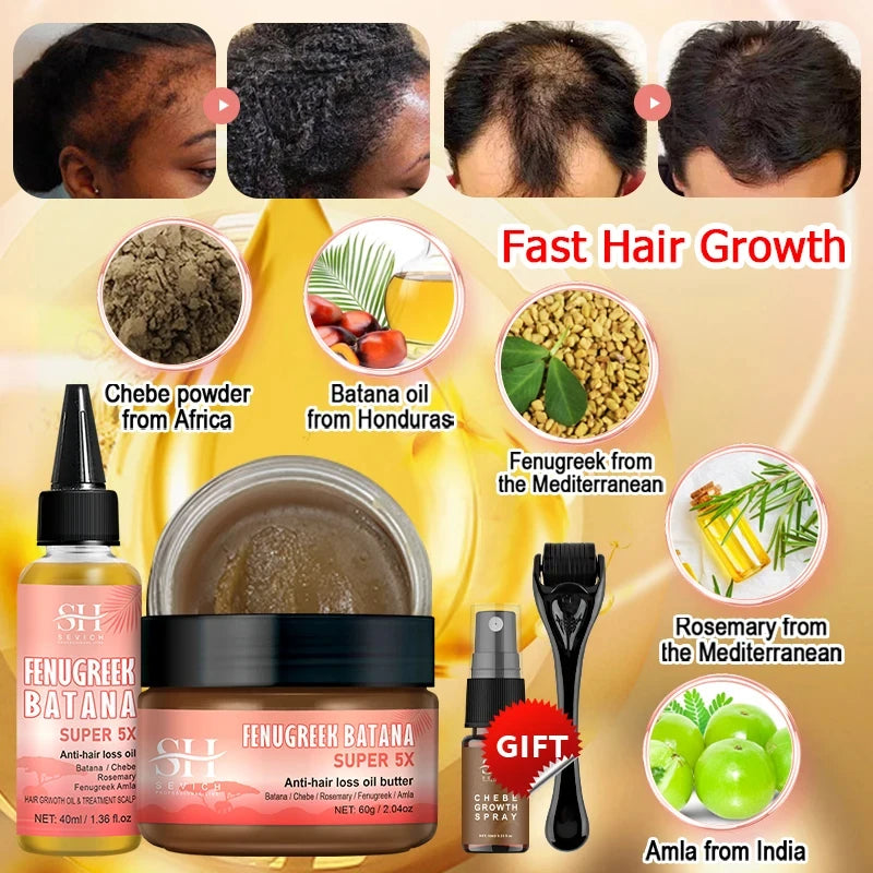 5x Batana Hair Growth