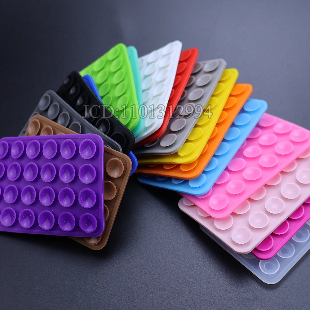 2pcs Mobile Phone Silicone Suction Cup Suitable For Leather Case Tablet Computer Mobile Phone Suction Cup