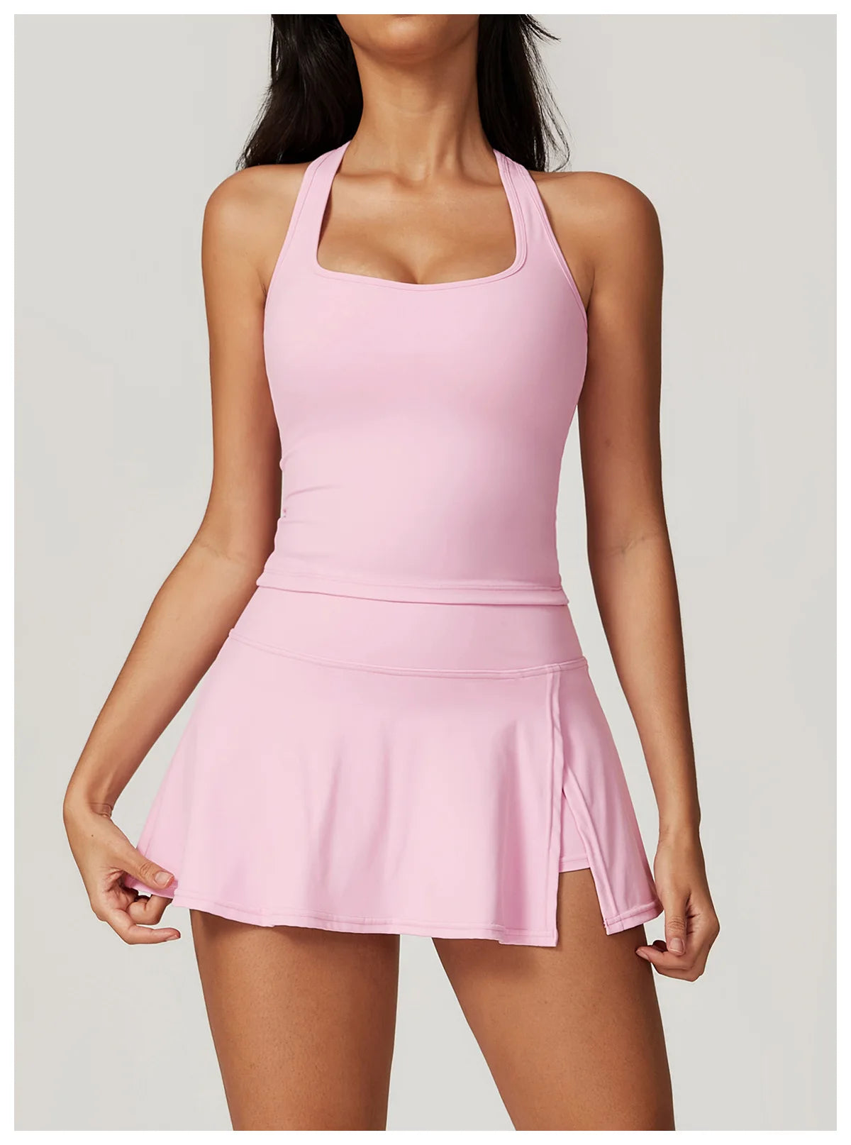 Two Pieces Fitness Yoga Set Women Gym Push Up Running Sportswear Female High Waist Tracksuits Workout Clothers Athletic Wear