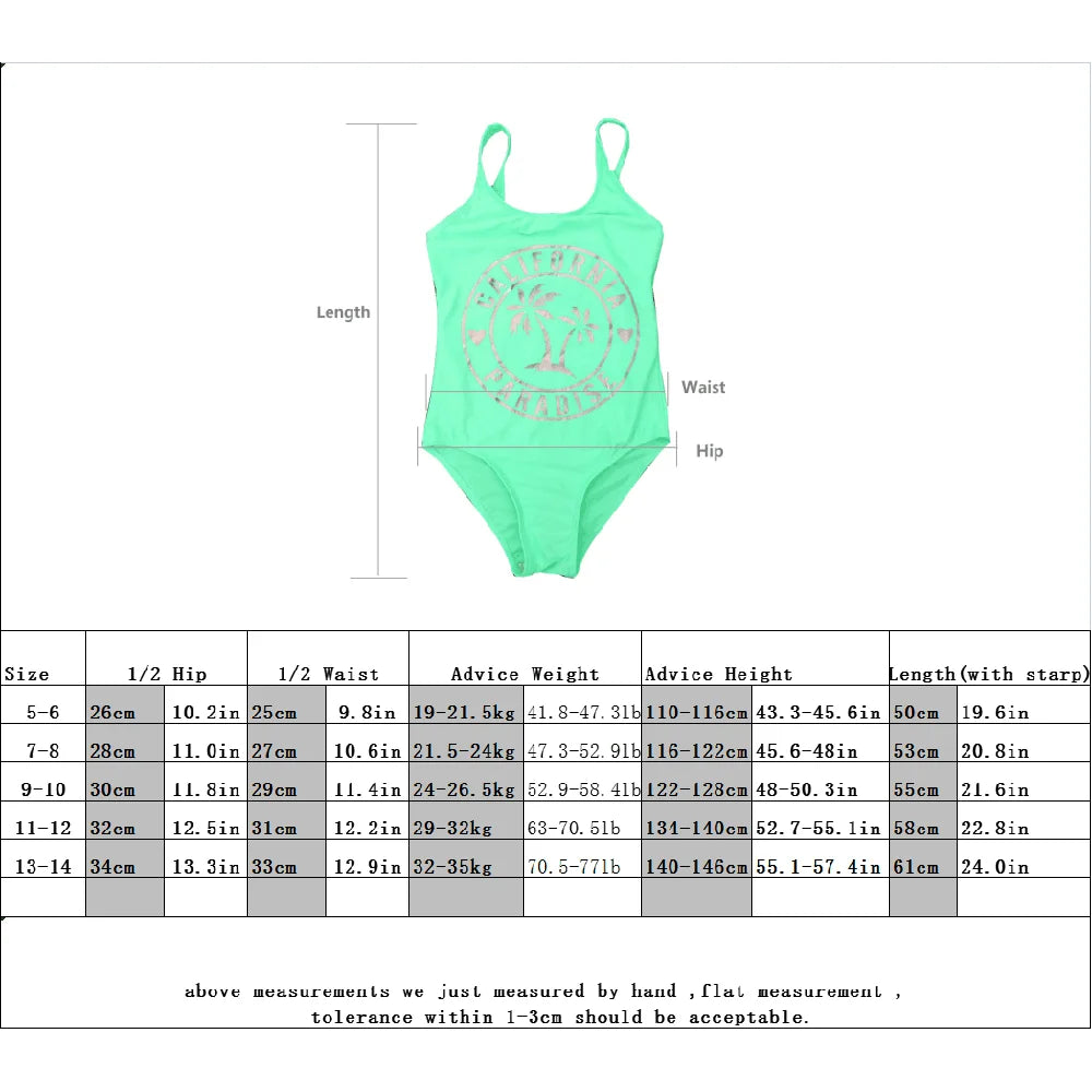 5-12Years Girls Swimsuit