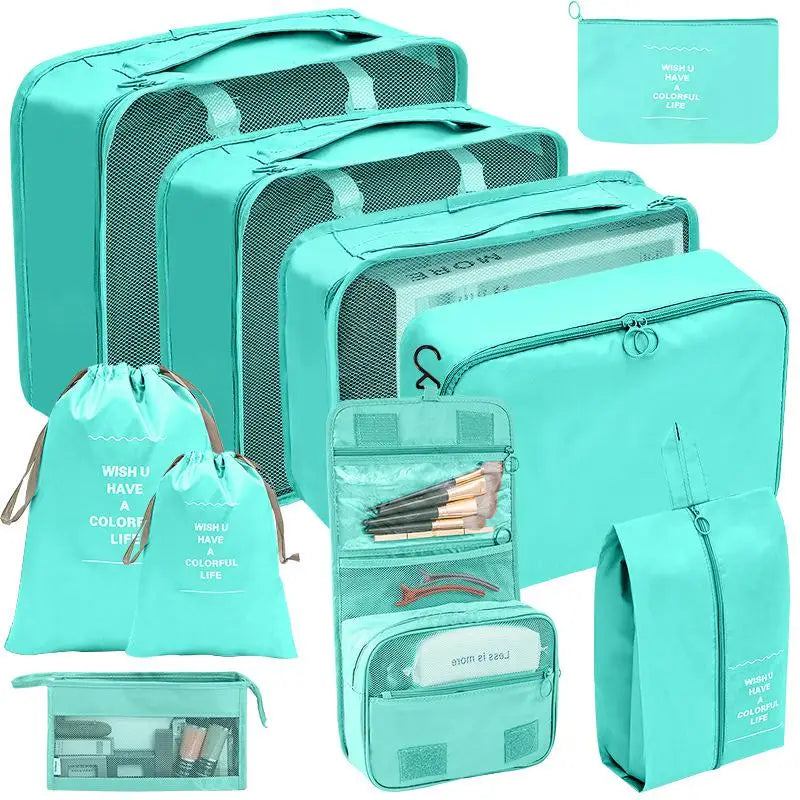 7/8/9/10 Pcs Set Travel Organizer Storage Bags