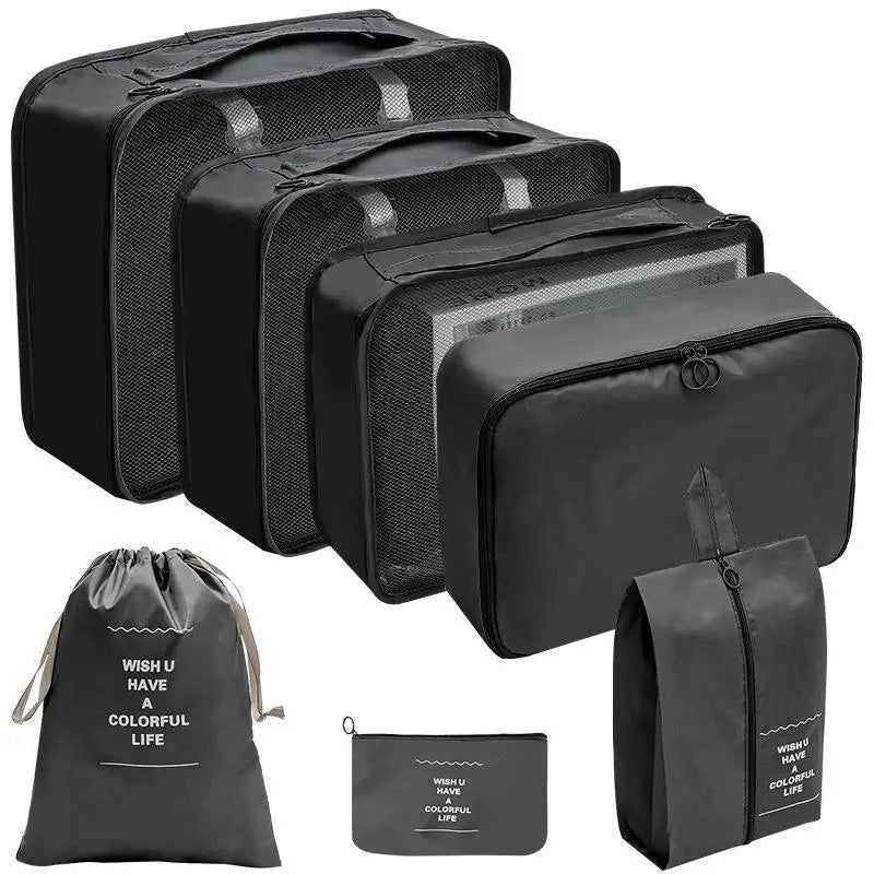 7/8/9/10 Pcs Set Travel Organizer Storage Bags