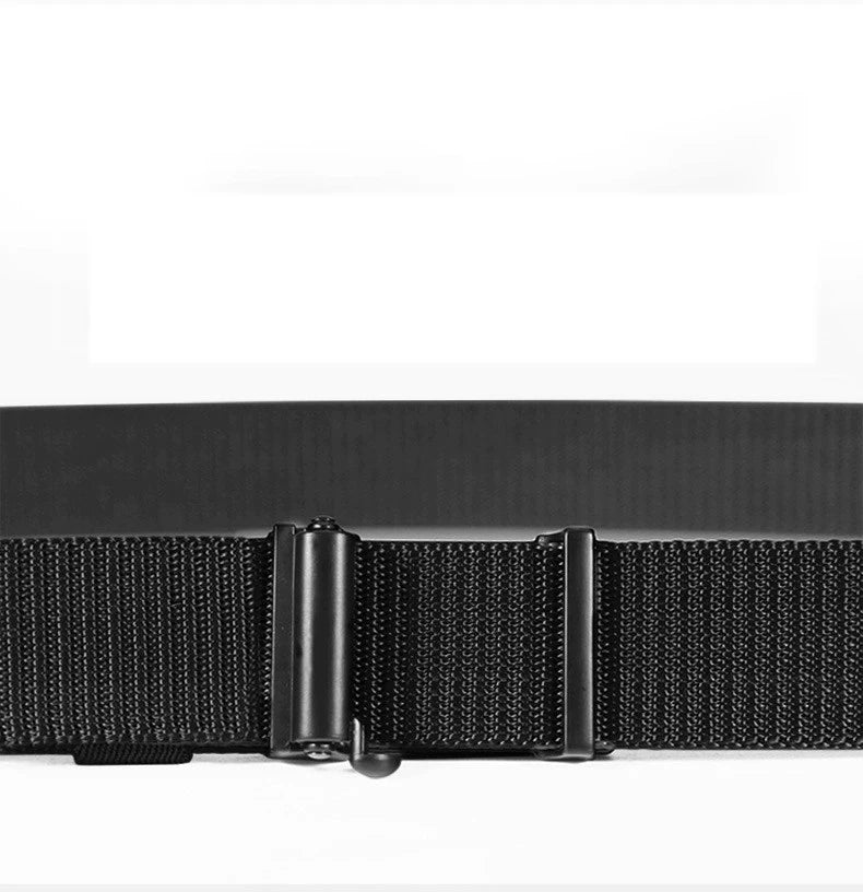 Men's Woven Belt Nylon Material Breathable Automatic Buckle Belt