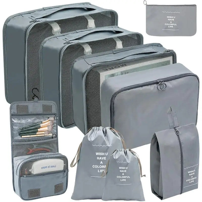 7/8/9/10 Pcs Set Travel Organizer Storage Bags